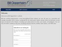 Tablet Screenshot of billoppenheim.com